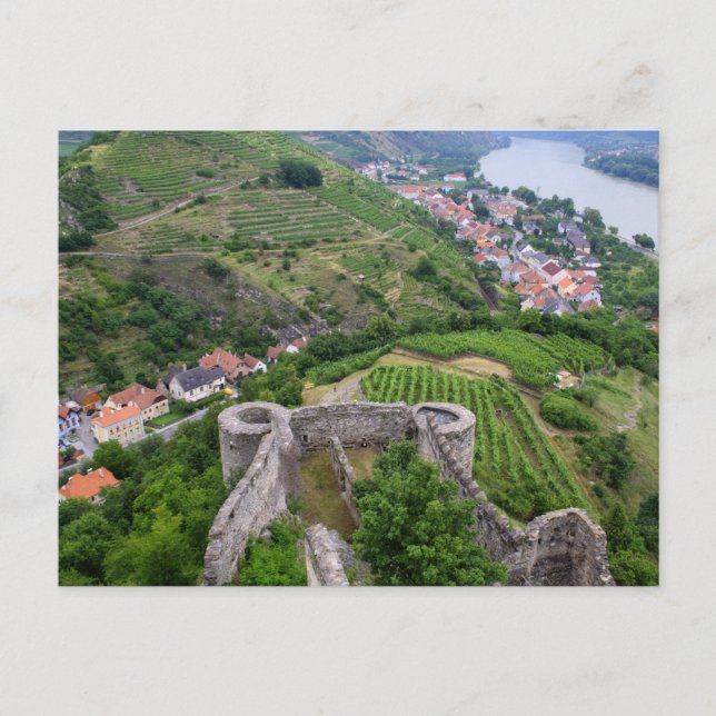 Cartão Postal Spitz an der Donau (Frente)