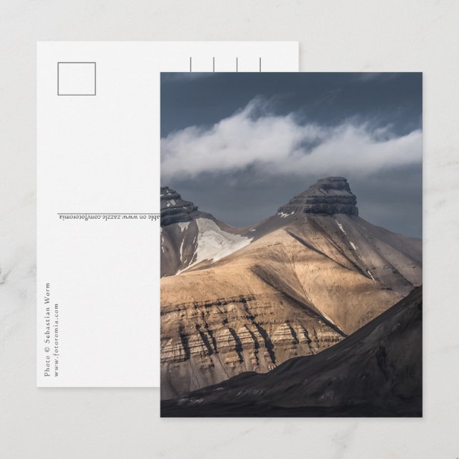 Cartão Postal Spitzbergen Svalbard (Frente/Verso)