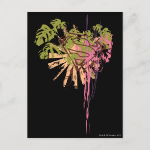 Cartão Postal Splash de Cor da Supergirl