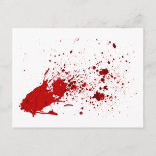 Cartão Postal Splatter 1