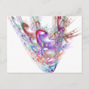Cartão Postal Splatter III