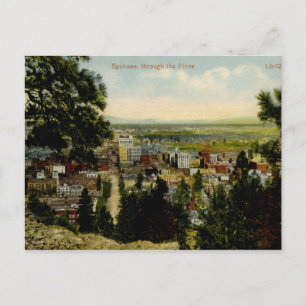 Cartão Postal Spokane, Washington Vintage