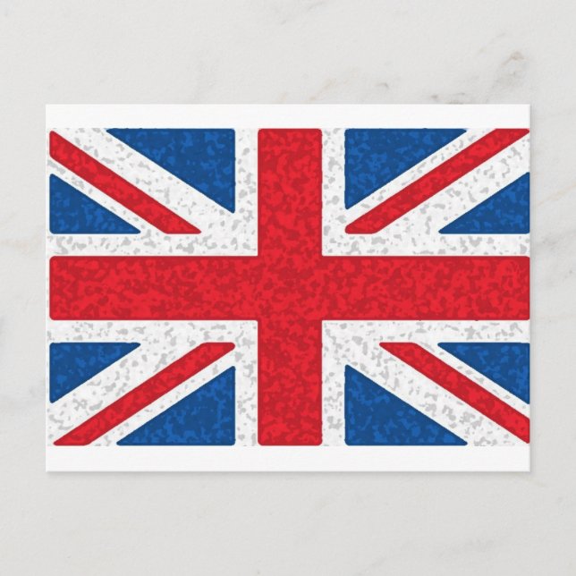 Cartão Postal Sponge Union Jack (Frente)