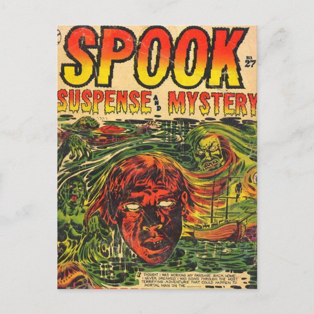 Cartão Postal Spook Comic Book (Frente)
