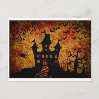 Cartão Postal Spooky Halloween