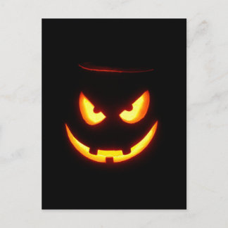 Cartão Postal Spooky Jack O Lantern
