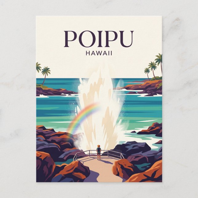 Cartão Postal Spouting Horn USA (Frente)