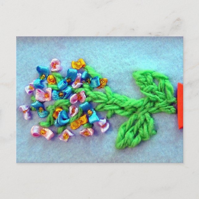 Cartão Postal Spring bouquet of flowers (Frente)