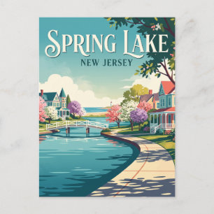 Cartão Postal Spring Lake, Nova Jersey