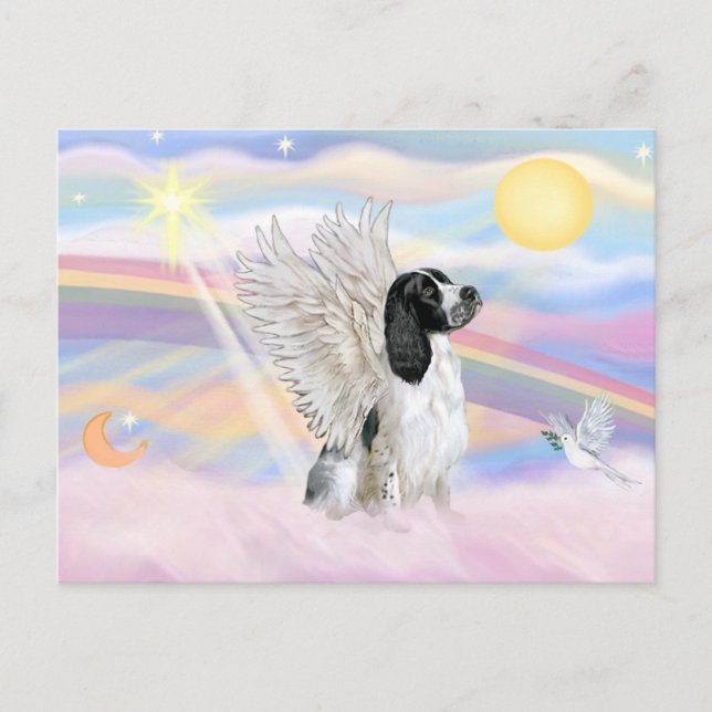 Cartão Postal Springer Spaniel Inglês (Frente)