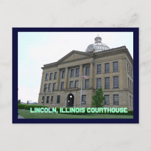 Cartão Postal Springfield, Lincoln, Tribunal de Illinois