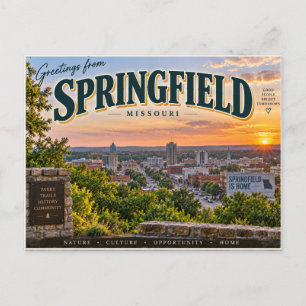 Cartão Postal Springfield Missouri