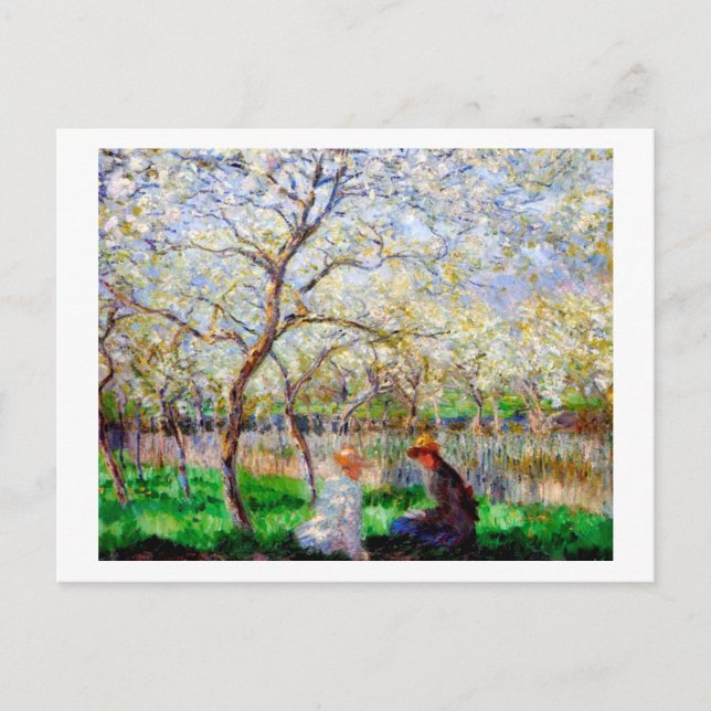 Cartão Postal Springtime, Monet (Frente)