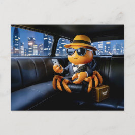 Cartão Postal Spy Crab Riding In Stretch Limo Mission