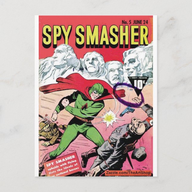 Cartão Postal Spy Smasher (Frente)