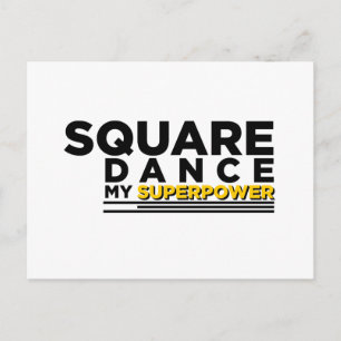 CARTÃO POSTAL SQUARE DANÇAR MINHA SUPERPOTÊNCIA