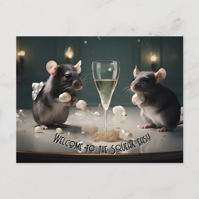 Cartão Postal Squeak Fácil (Frente)