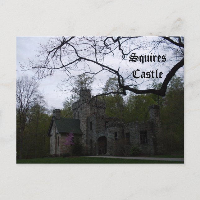 Cartão Postal SQUIRES CASTLE,cartão postal OHIO (Frente)