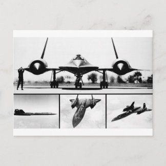 CARTÃO POSTAL SR-71 BLACKBIRD