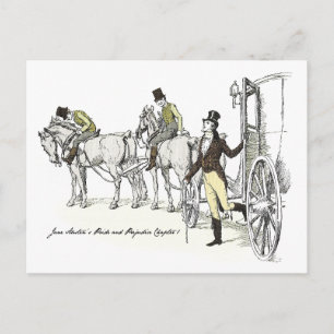 Cartão Postal Sr. Bingley Chegou, Jane Austen Orgulho e Preconce