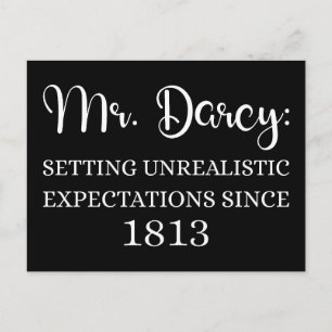 Cartão Postal Sr. Darcy: Expectativas Irrealistas Desde 1813 I