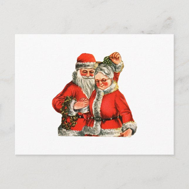 Cartão Postal Sr. e Sra. Claus (Frente)