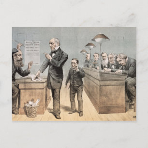 Cartão Postal Sr. Gladstone e seus empregados