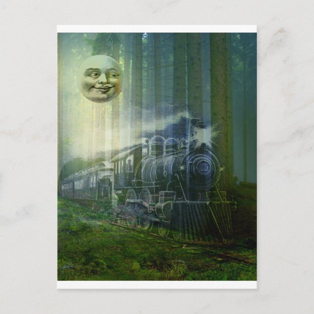 Cartão Postal SR. MOON E GHOST TRAIN.jpg (Frente)