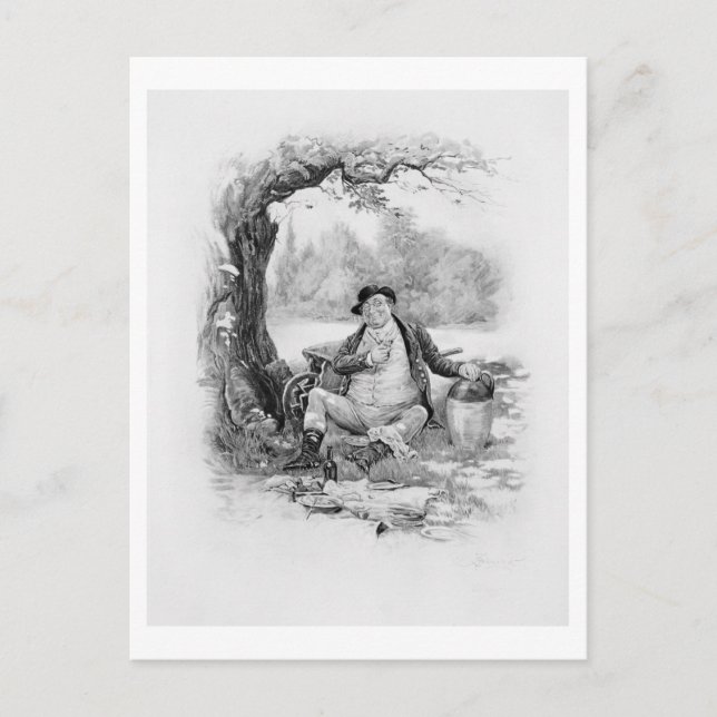 Cartão Postal Sr. Pickwick, de Charles Dickens: Um Gossip sobre (Frente)