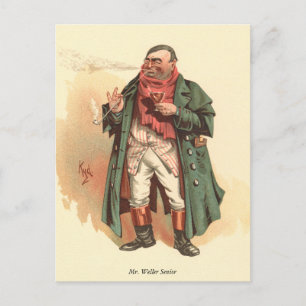 Cartão Postal Sr. Weller Mais velho, Kyd, Dickens Os Papers De P