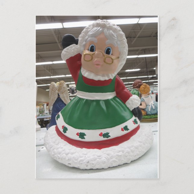 Cartão Postal Sra. Claus (Frente)