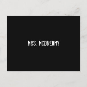 Cartão Postal Sra. McDreamy