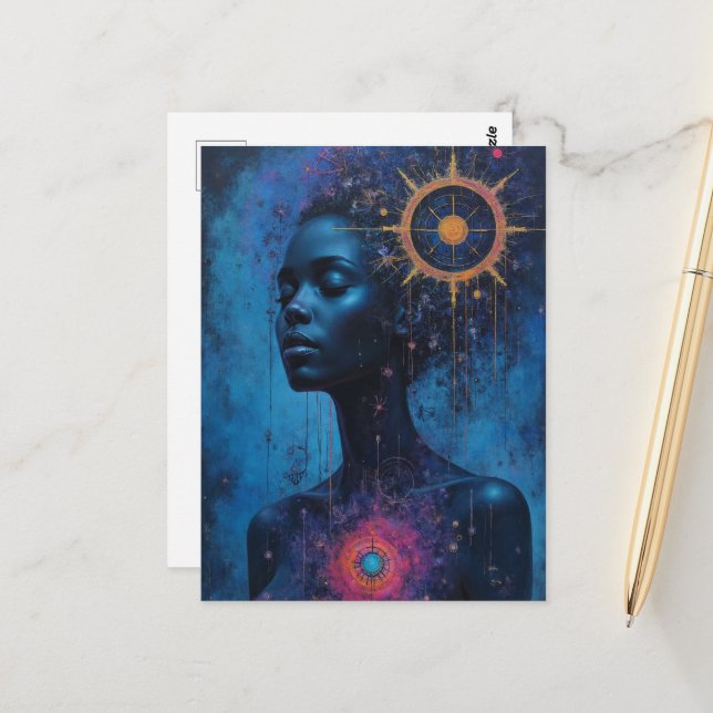 Cartão Postal Sra. Tarot (Frente/Verso In Situ)