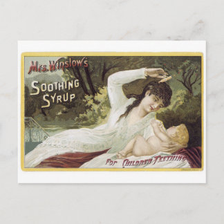 Cartão Postal Sra. Winslows Soothing Xarope Para Bebês Teatrais
