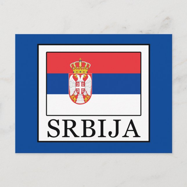 Cartão Postal Srbija (Frente)