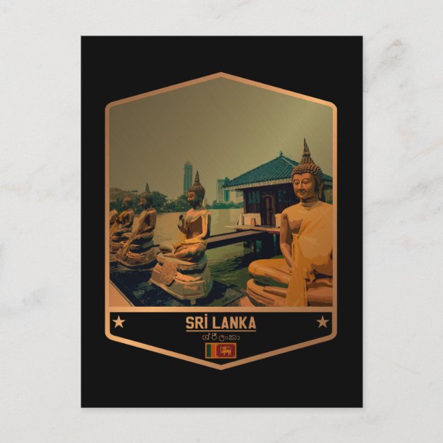 Cartão Postal Sri Lanka (Frente)