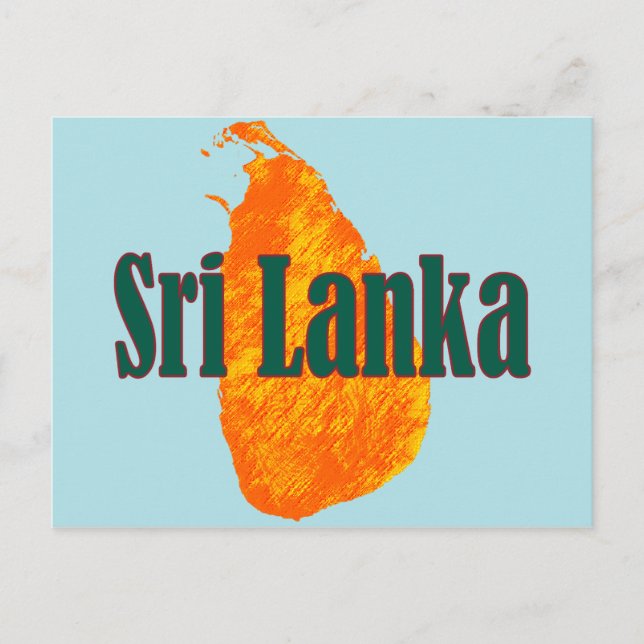 Cartão Postal Sri Lanka (Frente)