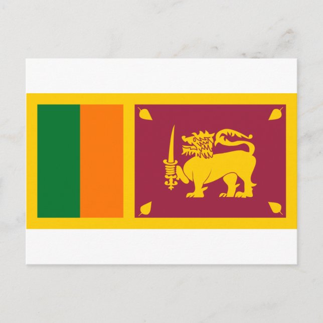 Cartão Postal sri lanka (Frente)