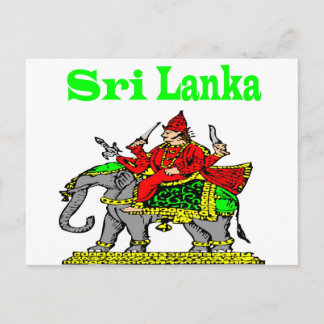Cartão Postal Sri Lanka