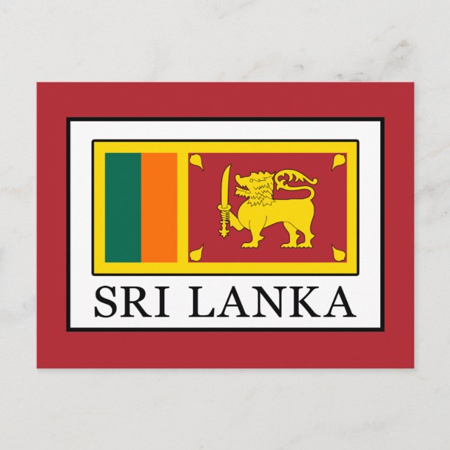 Cartão Postal Sri Lanka (Frente)