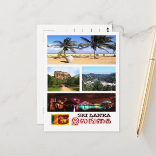 Cartão Postal Sri Lanka - Mosaico -
