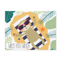 Srta. Sloth Vacing Piscina de praia