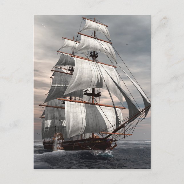 Cartão Postal SS Savannah (Frente)