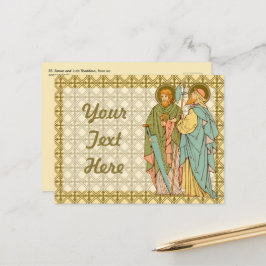 Cartão Postal SS. Simon & Jude Thaddeus (RLS 16)
