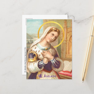 Cartão Postal St. Adelaide, Imperatriz do Sacro Império Romano (