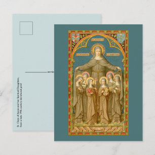 Cartão Postal St. Clara de Assisi & Freiras (SAU 027)