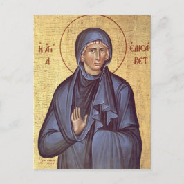 Cartão Postal St. Isabel a Taumaturga de Constantinopla
