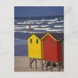 Cartão Postal St. James Bay Bathing Boxes, near Capetown, 3