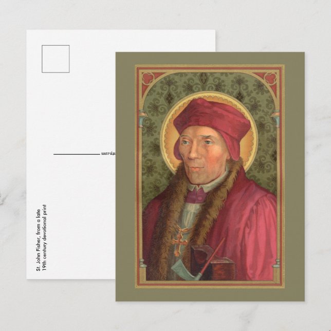 Cartão Postal St. John Fisher (SAU 025) (Frente/Verso)