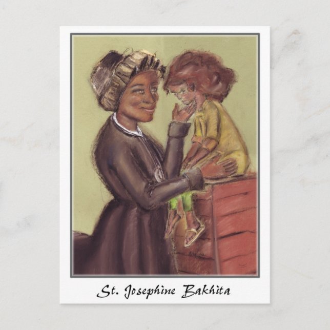 Cartão Postal St Josephine Bakhita Postcard (Frente)